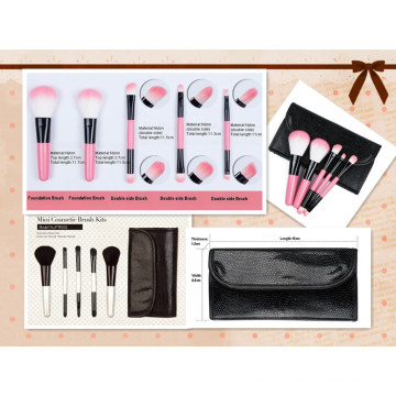 Hot 5 Kosmetikpinsel-Set Make-up-Pinsel-Set